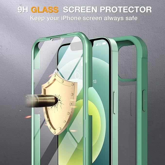 Miracase Glass Series for iPhone 12/12 Pro Case 6.1 inch, Upgraded Full-Body - Image 5