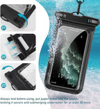 Waterproof Phone Case, with Inside Card Protector, IPX8 Cell Phone Dry Bag Up - Image 5