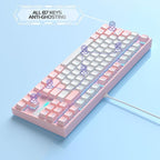 MageGee 75% Mechanical Gaming Keyboard, LED Blue Backlit, 87 Keys Compact TKL - Image 5