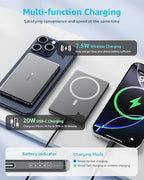“Air” Power Bank for MagSafe 5000mAh, Ultra Slim Magnetic Wireless Portable - Image 4