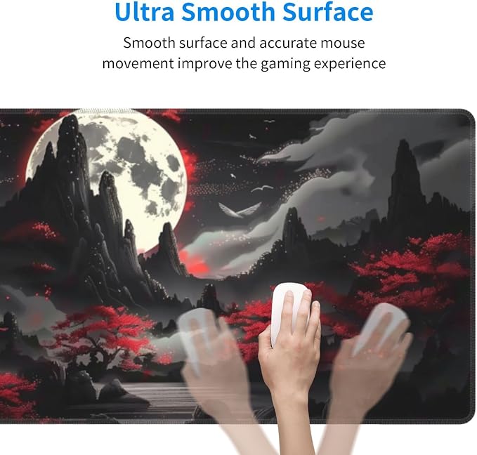 Extended Gaming Mouse Pad, Large Desk Mat XL Anime Mouse Pad Waterproof - Image 4