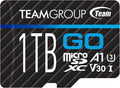 TEAMGROUP GO Card 1TB Micro SDXC UHS-I U3 V30 4K, R/W up to 100/90 MB/s by TEAMGROUP