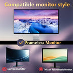Magnetic 2 Pack Invisible Hidden Design Computer Privacy Screen Filter 24 Inch - Image 8