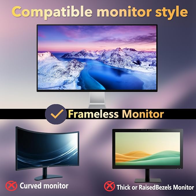 Magnetic Invisible Hidden Design Computer Privacy Screen Filter 24 Inch - Image 8