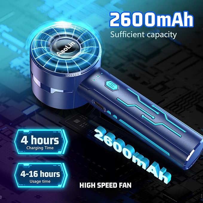 2pcs Portable Handheld Turbo Fan - Image 4