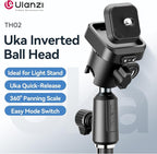 ULANZI TH02 Uka Inverted Ball Head Quick Release Metal Ball Head Camera Mount - Image 2