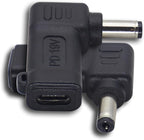 90W PD Type C to DC5521 Power Converter USB C to DC 5521 Laptop Charging - Image 7