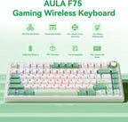 Aula F75 Gaming Keyboard, 75% Wireless Keyboards RGB Backlit - Image 2