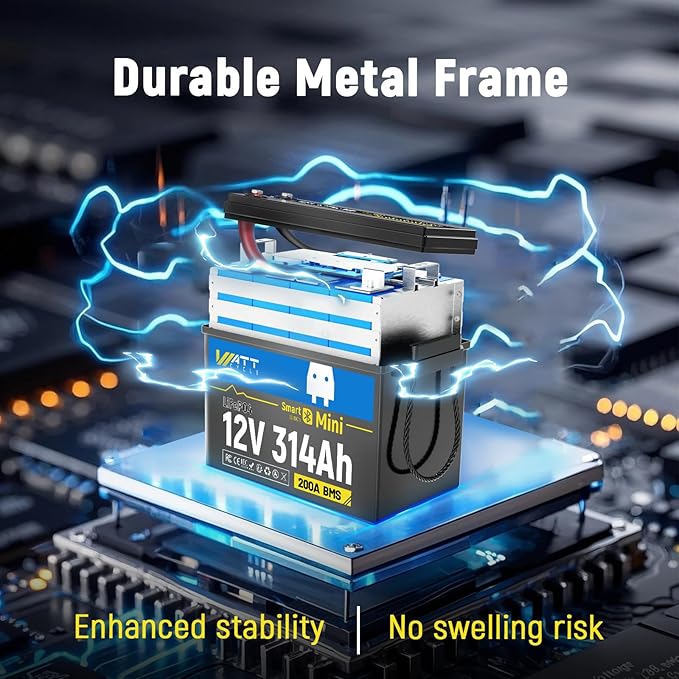 12V 314Ah Lithium LiFePO4 Battery Mini - Image 9