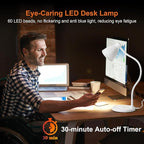BOHON Desk Lamp for Home Office, LED Desk Light - Image 3