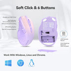TECKNET Wireless Mouse, 2.4G Ergonomic Optical Mouse, Computer Mouse - Image 6