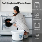 88 Keys Electric Piano Keyboard Dust Cover, Adjustable Electric Piano Keyboard - Image 6