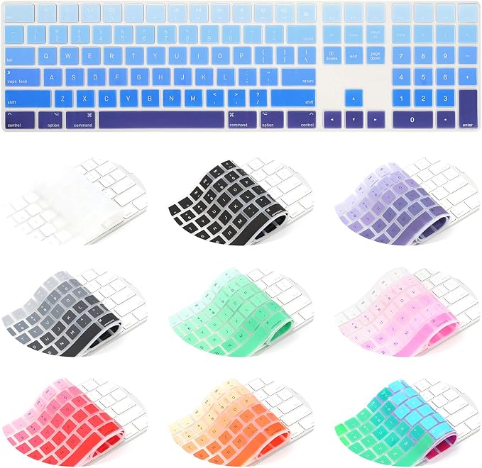Allinside Ombre Blue Cover for Apple iMac Magic Wireless Keyboard - Image 7