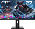 KTC 27'' 240Hz QHD 1440P Gaming Monitor 144Hz 1ms 65W Type C USB DisplayPort - Image 9