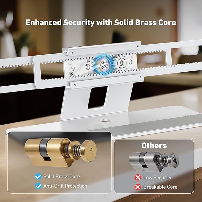 AboveTEK Laptop Locking Station, Premium Aluminum MacBook Security Lock - Image 3