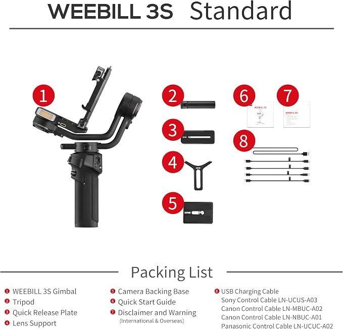ZHIYUN Weebill 3S Gimbal Stabilizer - Image 8