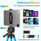 Aureday Phone Tripod Stand, 64” Extendable Cell Phone&Camera Tripod - Image 3