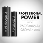 Eneloop Panasonic BK-4HCCA16FA pro AAA High Capacity Ni-MH Pre-Charged - Image 3