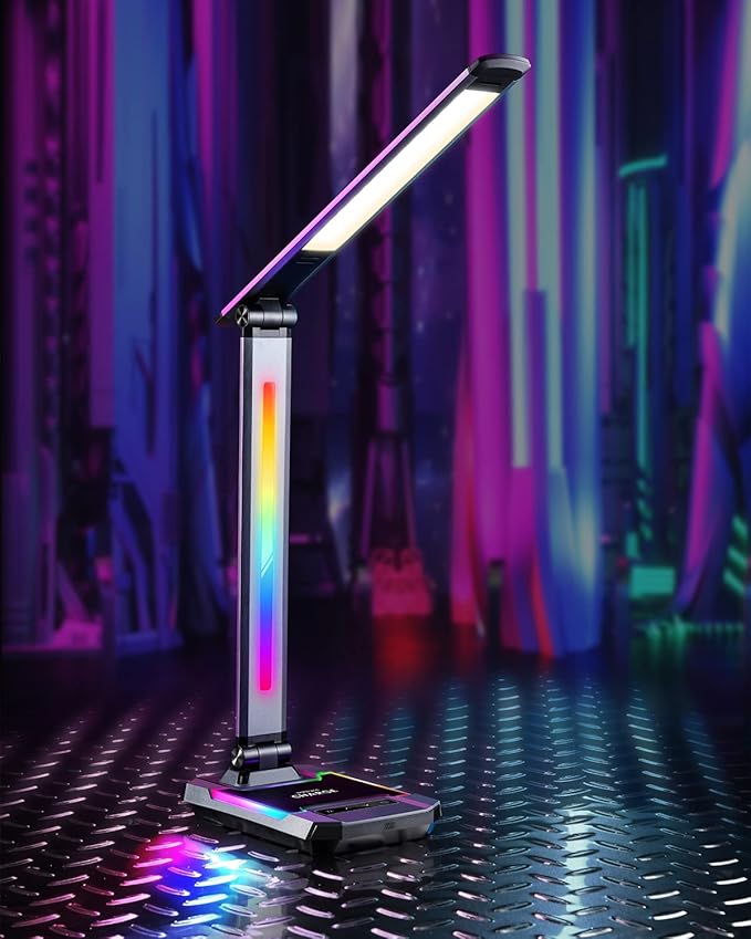 WILIT Gaming Desk Lamp, Music Sync Color Changing Rhythm Light - Image 9