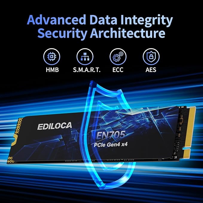 1TB SSD NVMe M.2 2280 PCIe Gen4 x4 Internal Solid State Drive - Image 5