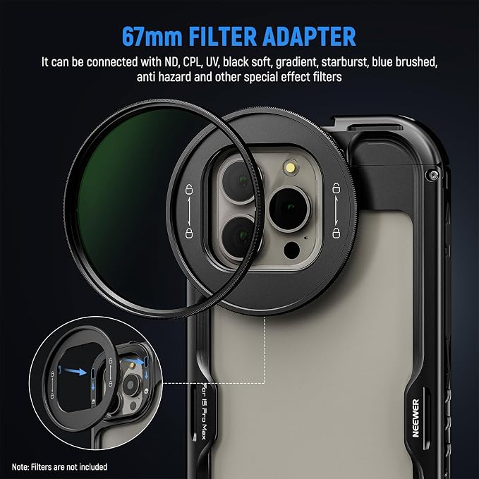 NEEWER 15 Pro Cage, Video Rig Phone Stabilizer - Image 6