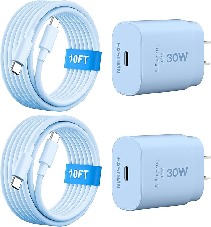 30W USB C i Phone 16 15 Charger Fast Charging, iPad Pro by EASDMN