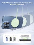 Magnetic Wireless Charger Fast Charge Strong Magnet Charging Pad - Image 2