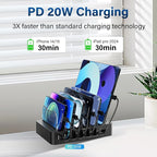 Charging Station for Multiple Devices: 68W 6 Port 20W Fast Phone Charger Dock - Image 2