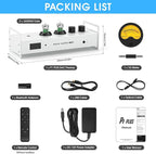 Douk Audio 2 Channel Bluetooth Vacuum Tube Preamp, Hi-Fi Headphone Amp - Image 9