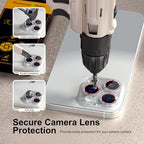 beuxece for 6 Pack iPhone 15 Pro/iPhone 15 Pro Max Camera Lens Protector 9H - Image 3