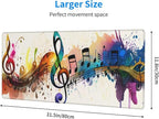 Gaming Mouse Pad, Large Non-Slip Rubber Base Mousepad, Keyboard Mouse Mat - Image 4