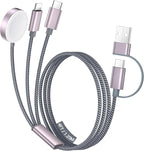 Temdan for Travel Essentials, 3 in 2 USB C Cable for Apple Watch Charger/iPhone by Temdan