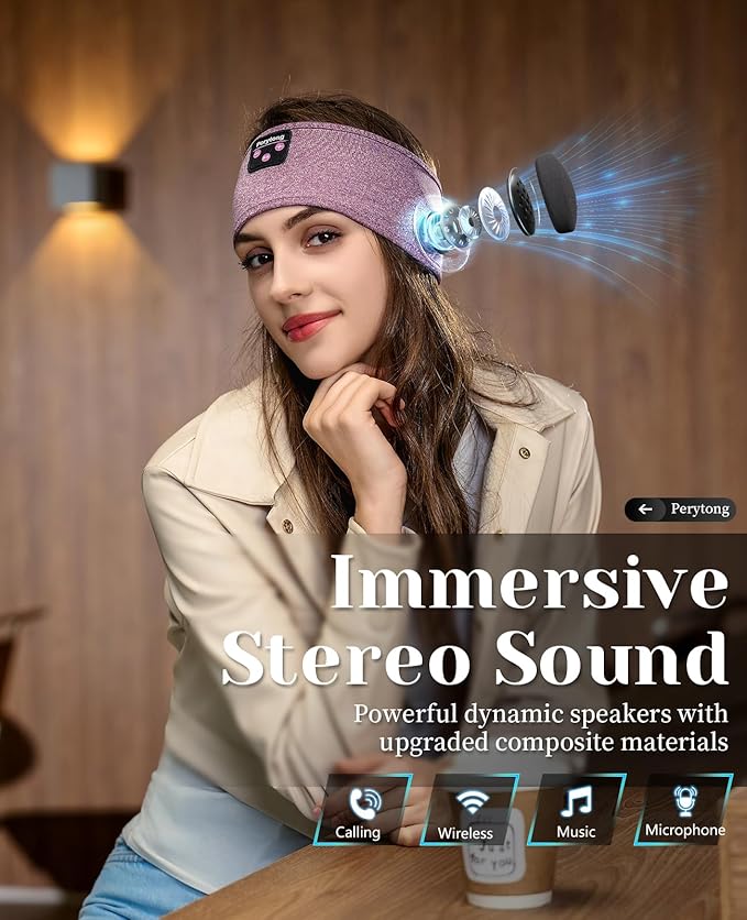 Perytong Sleep Headphones, Air Travel, Meditation - Image 3