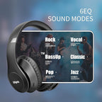 Uliptz Wireless Bluetooth Headphones, 65H Playtime, 6 EQ Sound Modes, HiFi - Image 2