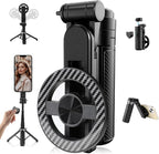 2025 New 4 in 1 Multifunctional Magnetic Selfie Stick, 360° Rotation Phone by Funfunman