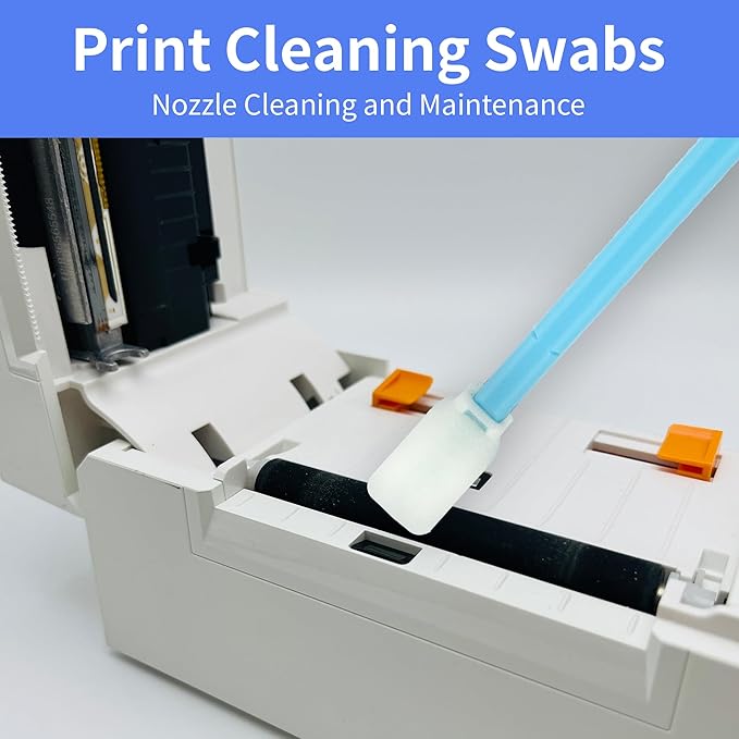 5.9" Foam Cleaning Swabs Lint-Free Lab/Printer/Optical Printheads 100 Pcs Foam - Image 6