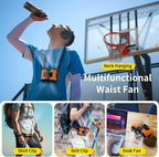 Socool 20000mAh Portable Waist Fan Clip on Wearable Belt Personal Fan - Image 7