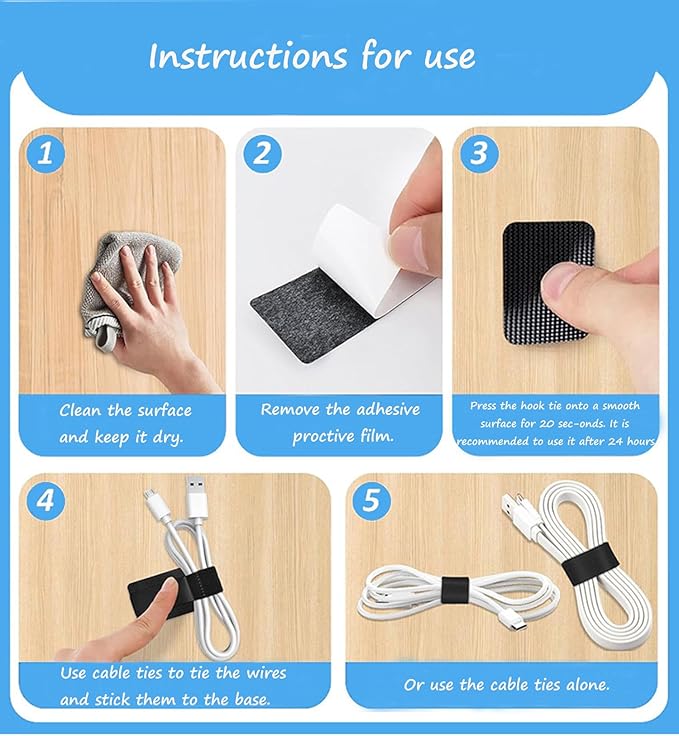 Under Desk Cable Management Set - Image 6