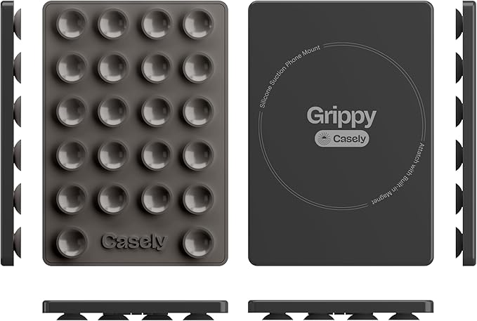 Casely Grippy MagSafe Compatible Cell Phone Mount Silicone Suction Cup Sticky - Image 3