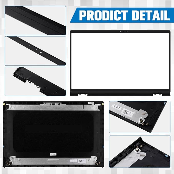 Konohan 4 Pack Replacement LCD Back Laptop Computer Replacement Parts Cover Top - Image 3
