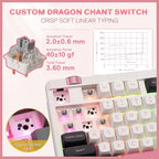 Redragon K729 80% Wired Gasket RGB Gaming Keyboard, 87 Keys TKL Mechanical - Image 5