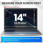 Laptop Privacy Screen 14 inch, 9H Hanging Privacy Screen - Image 4