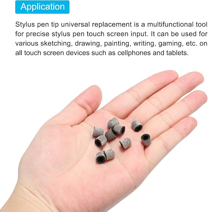 MECCANIXITY 12pcs 6.5mm Stylus Pen Fine Tips Conductive Fiber Capacitive Touch - Image 4