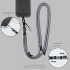 Adjustable Cell Phone Lanyard Crossbody Smartphone Strap Soft Rope Phone Lanyard - Image 6