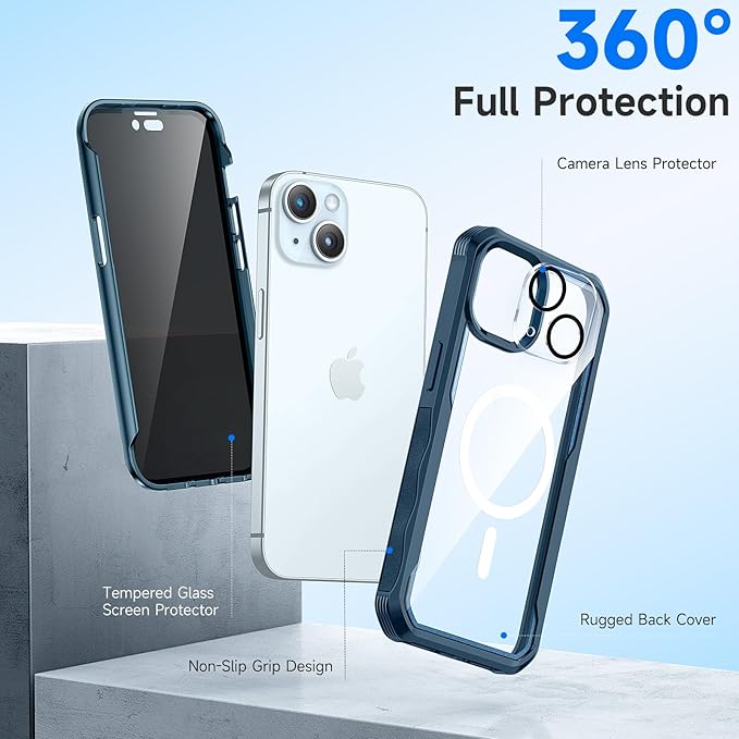 seacosmo for iPhone 15 Plus Case, Full Body Bumper - Image 2