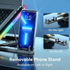 Upgarde Metal RGB Laptop Cooling Pad Gaming Laptop Cooler - Image 6