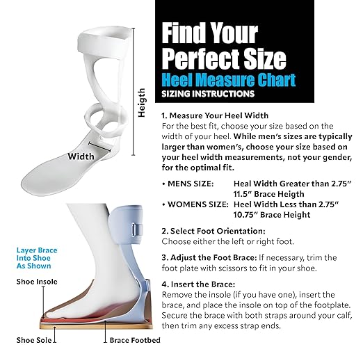 BraceOn AFO Swedish Foot Stabilizer, Drop Foot Brace - Image 4