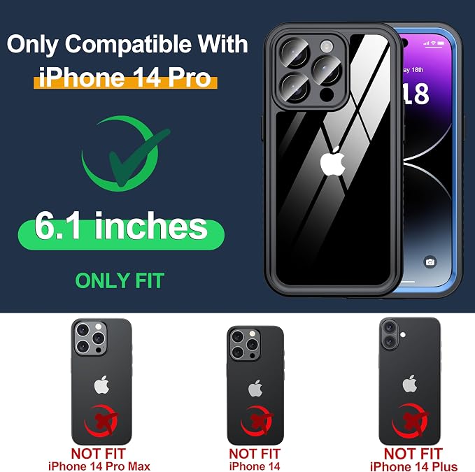 for iPhone 14 Pro Case Waterproof - Image 7