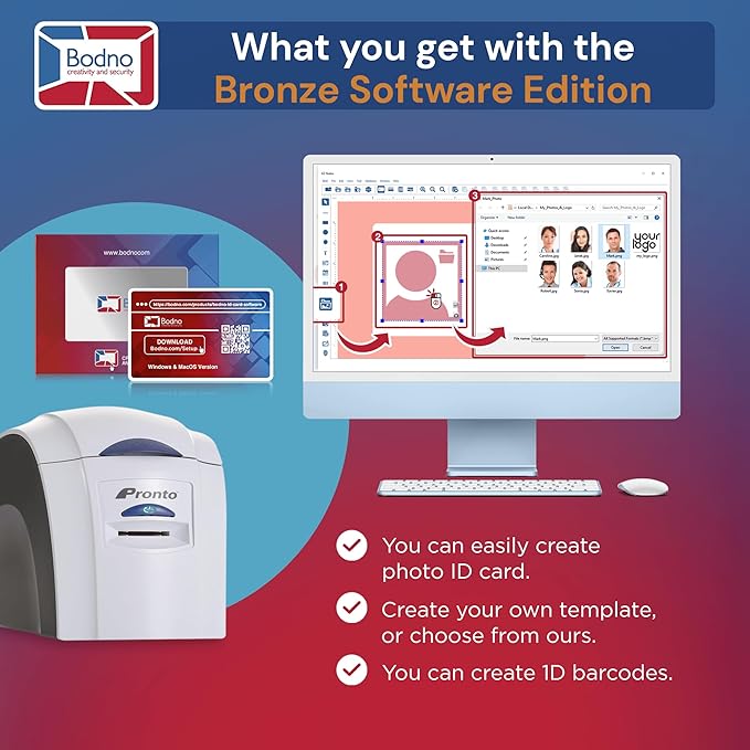 Magicard Pronto ID Card Printer & Super Supplies Package - Image 4