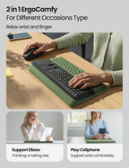 Vaydeer Wrist Rest with Keyboard Stand, Computer Wrist Support Pad, Ergonomic - Image 4